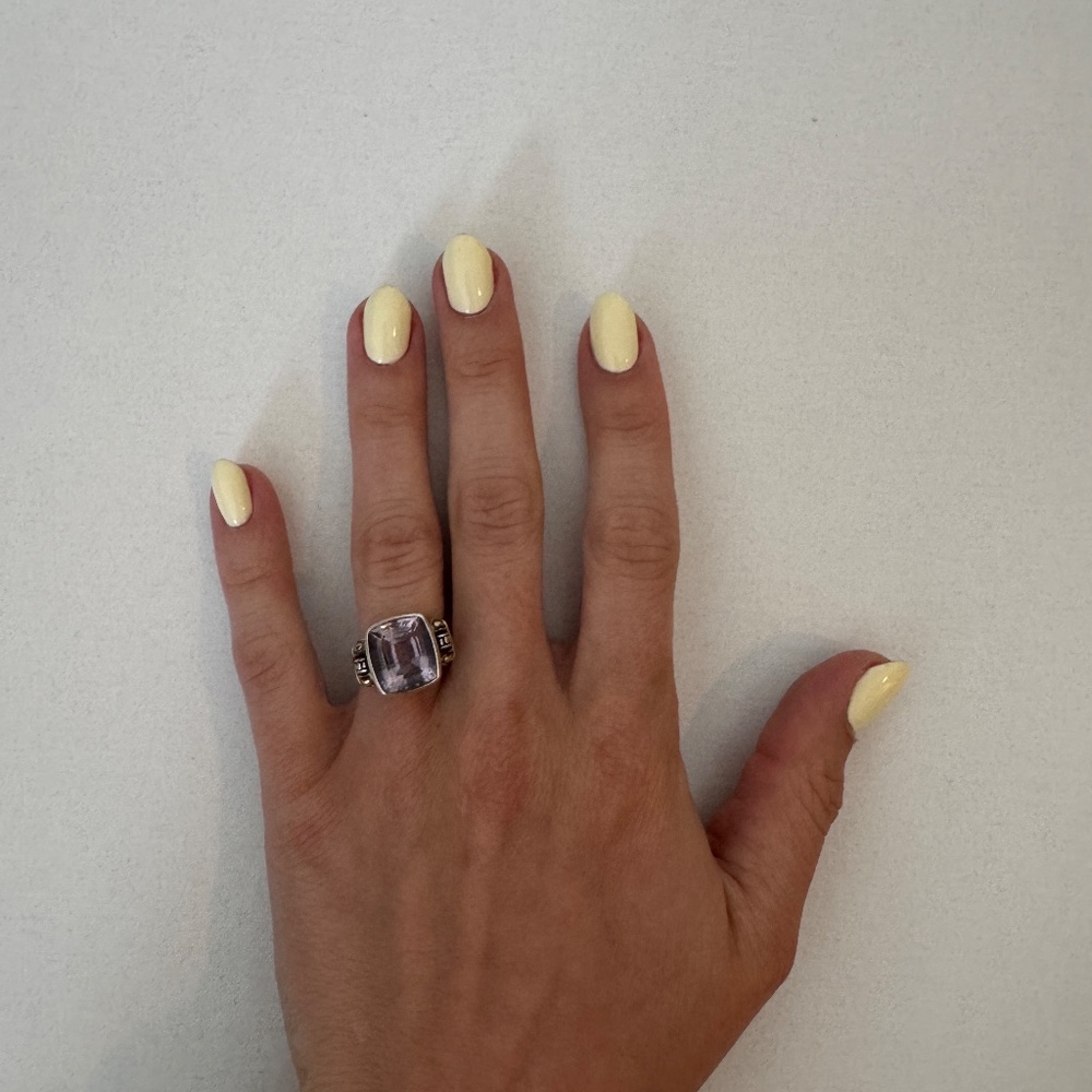 Lagos Amethyst Statement Cocktail Ring - image 3